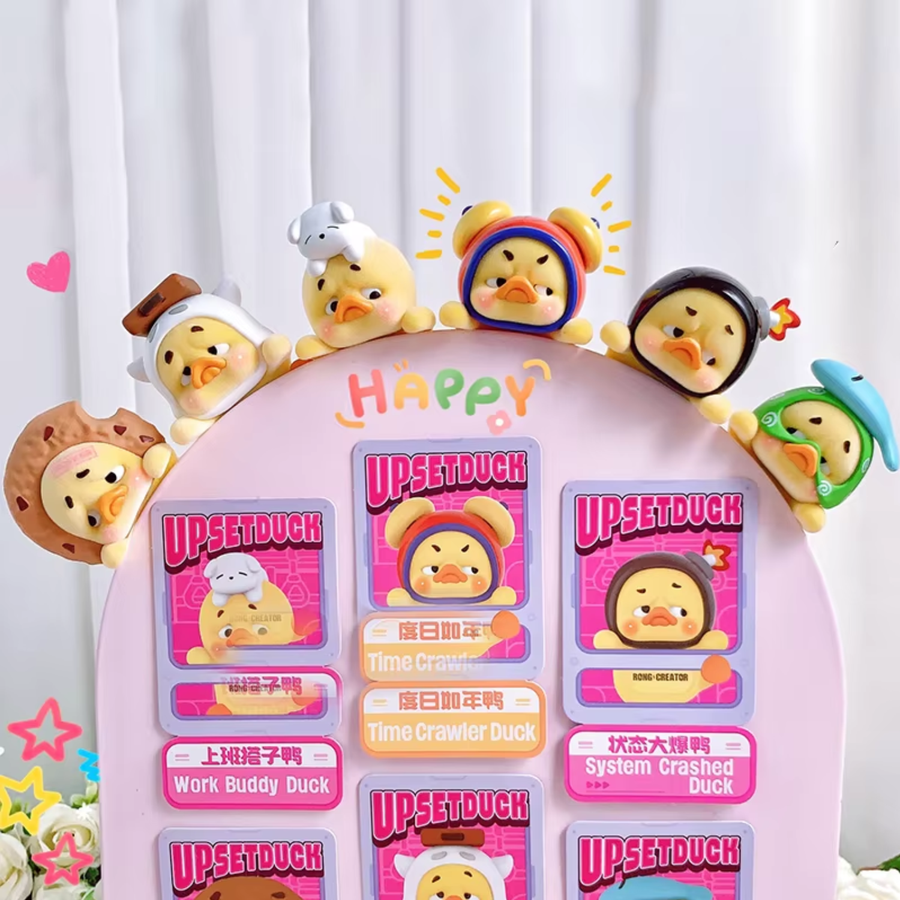 Blind Box Upsetduck Status Display Duck Series