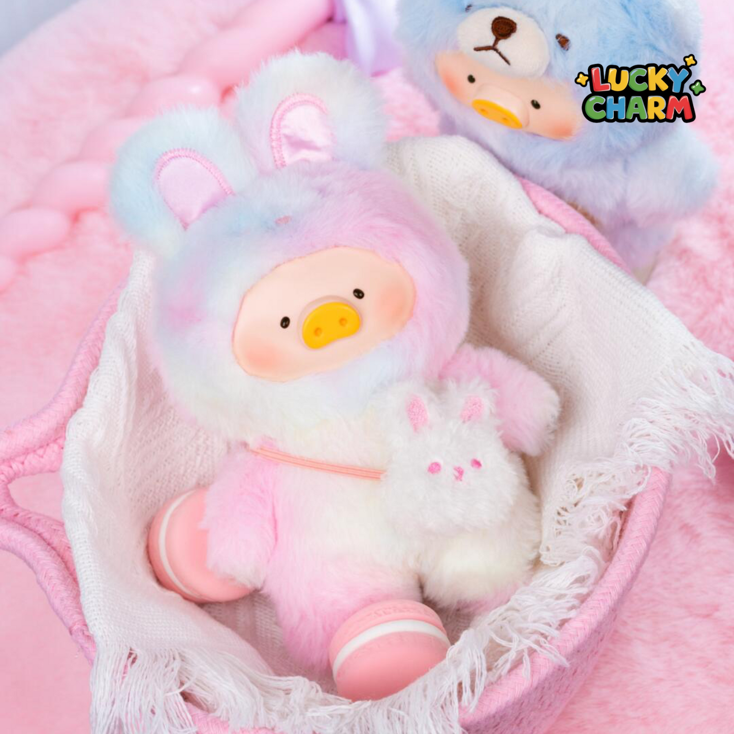 Blind Box LuLu the Piggy Joyful Time Plush Keychain Series