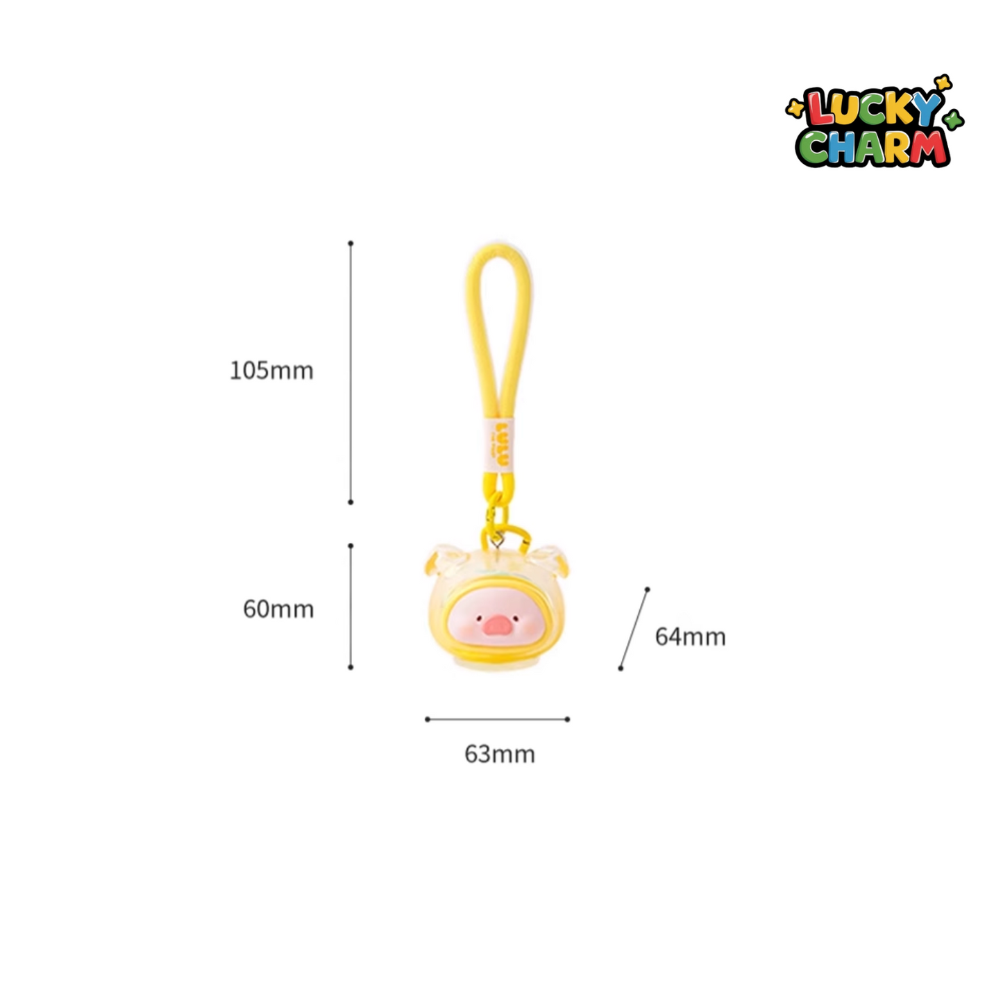 Blind Box LuLu the Piggy Mini Jar Keychain Series