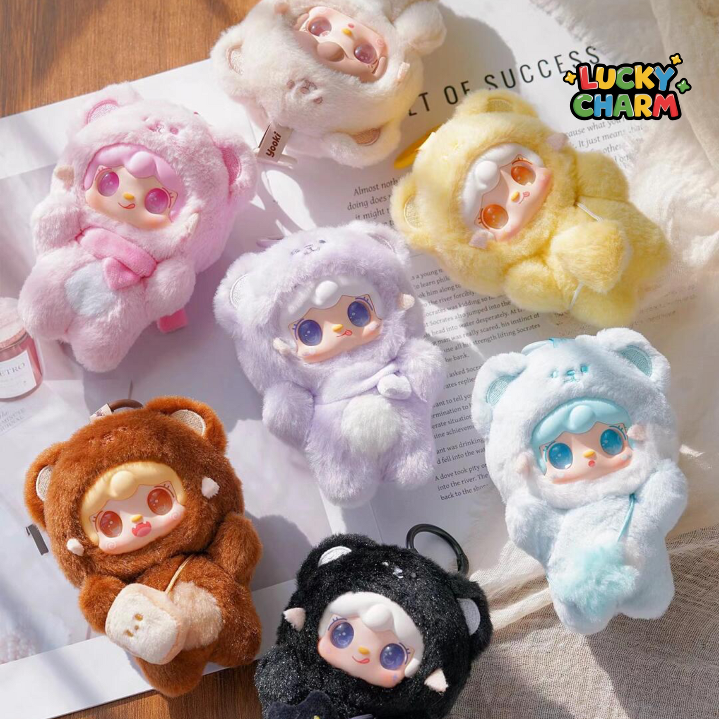 Blind Box Yooki Take A Bite Of Bear Plush V4 Series