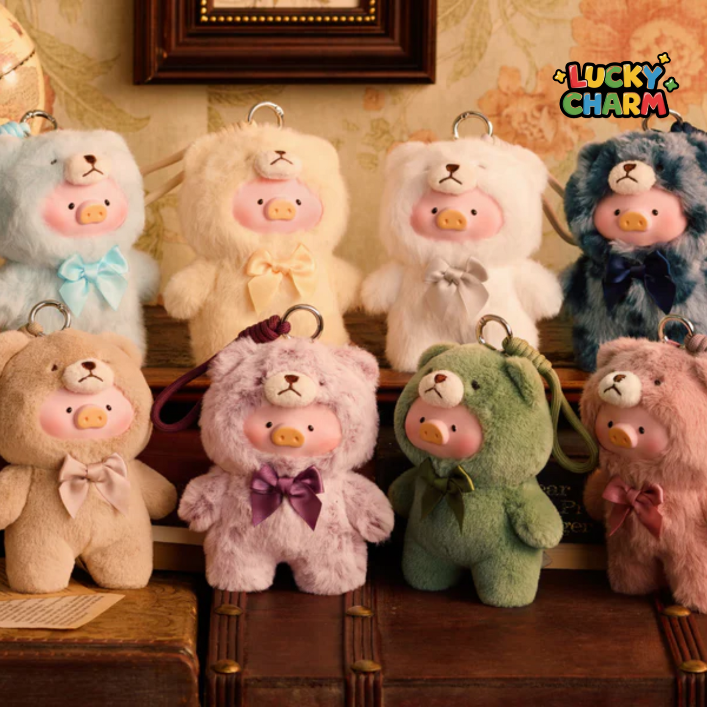 Blind Box LuLu the Piggy Vintage Teddy Shop Vinyl Face Series