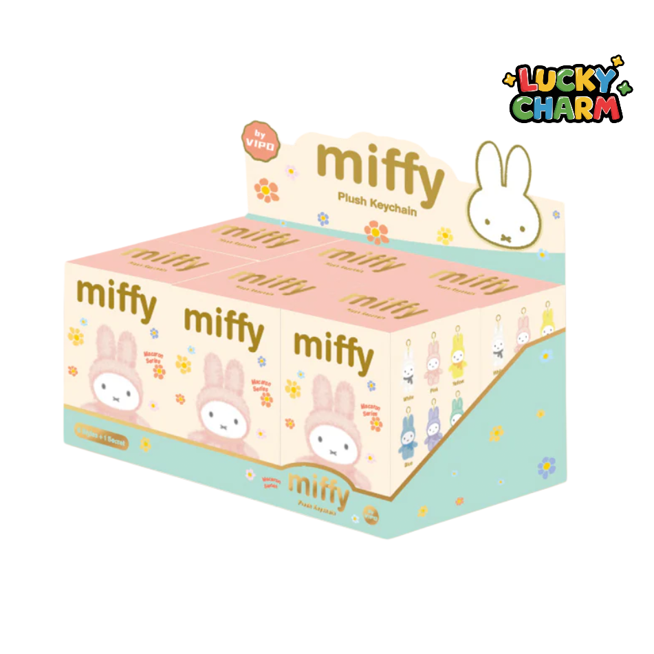 Blind Box Miffy Macaron Plush Keychain Series