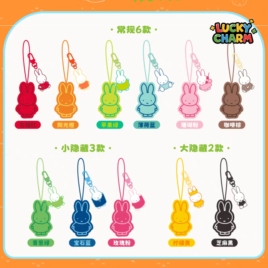 Blind Bag Miffy Mini Plush Acrylic Pendant Series