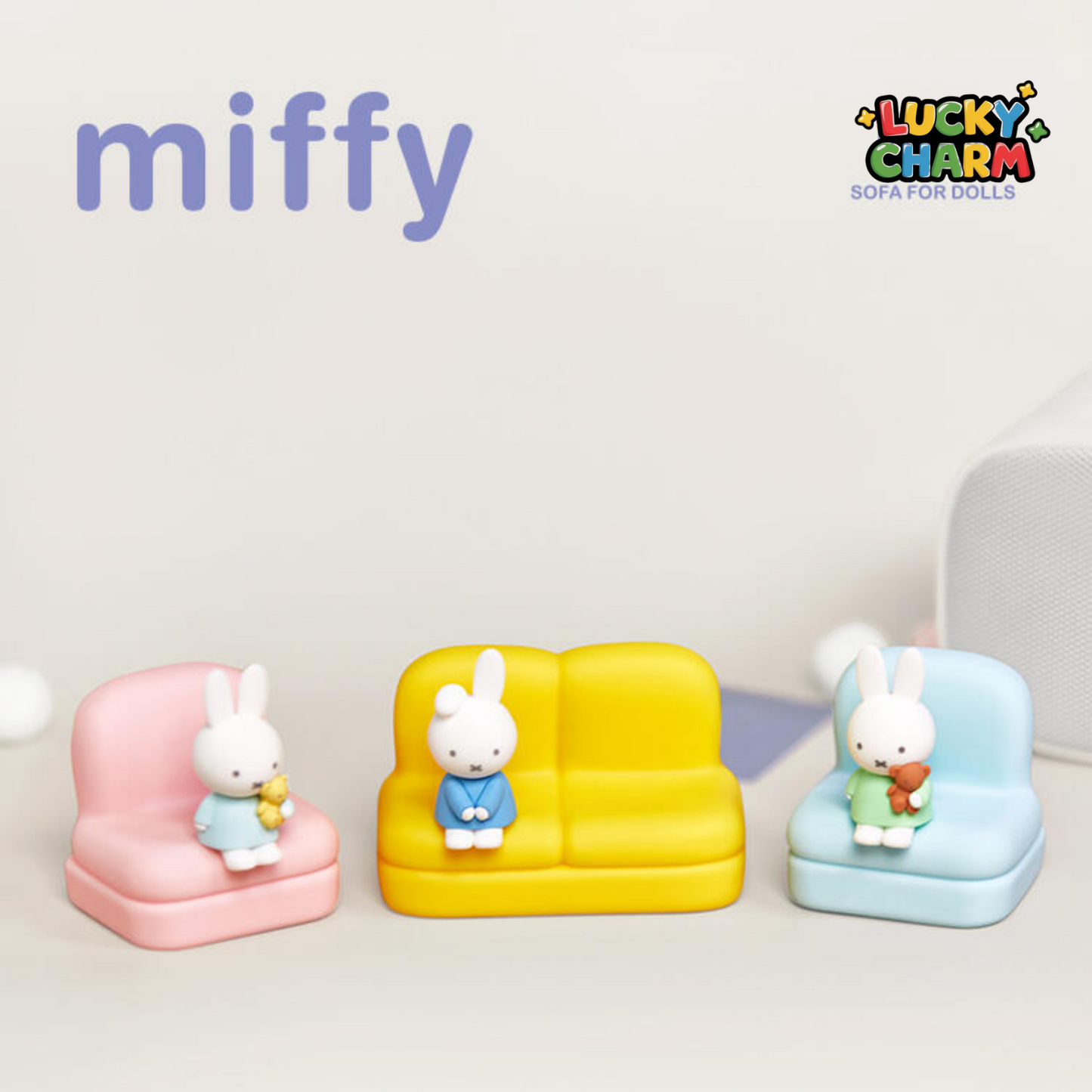 Blind Box Miffy Sofa Phone Stand Series Support de Téléphone