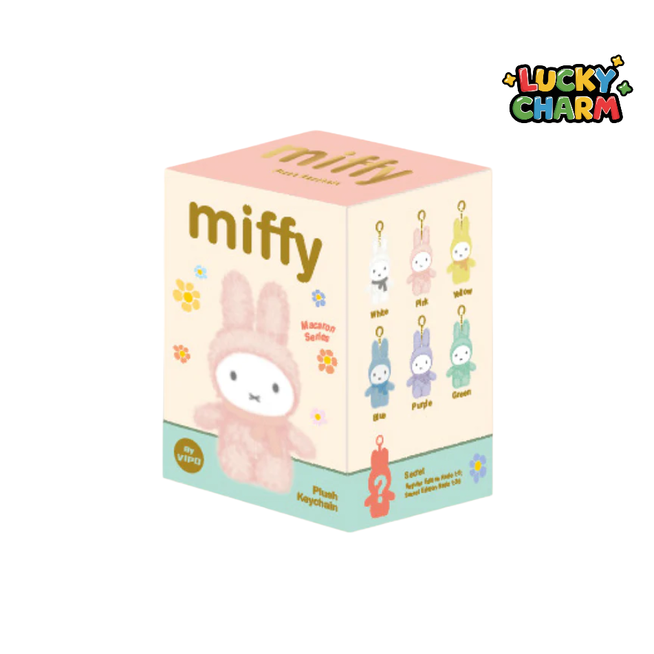Blind Box Miffy Macaron Plush Keychain Series