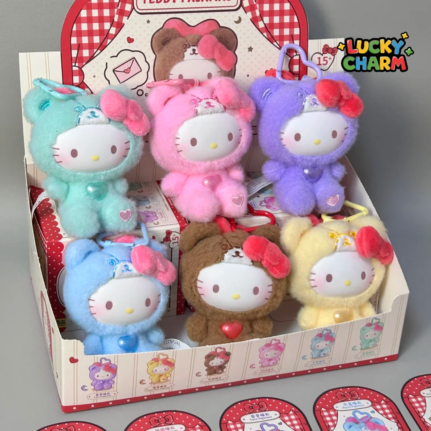 Blind Box Teddy Pajamas Series Plush Vinyl Doll