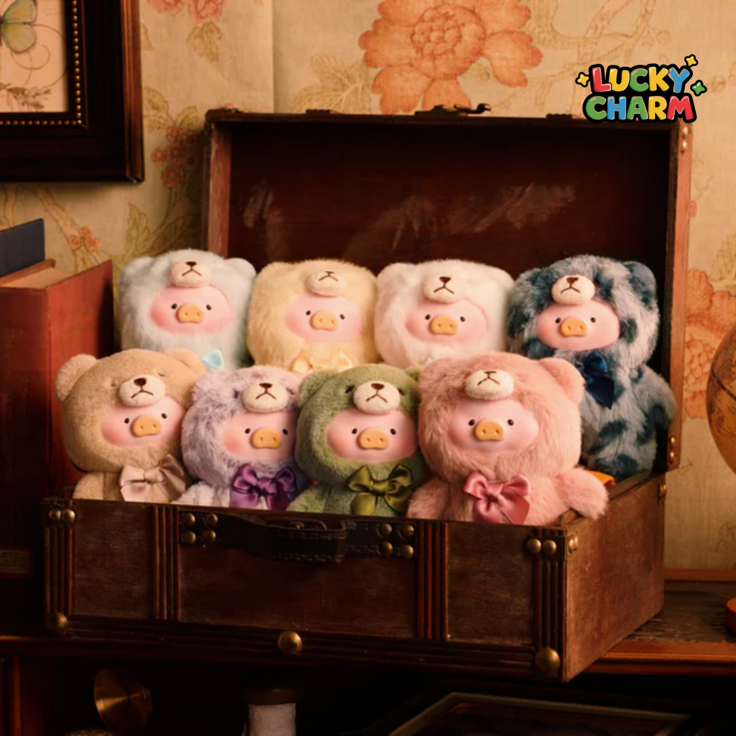 Blind Box LuLu the Piggy Vintage Teddy Shop Vinyl Face Series