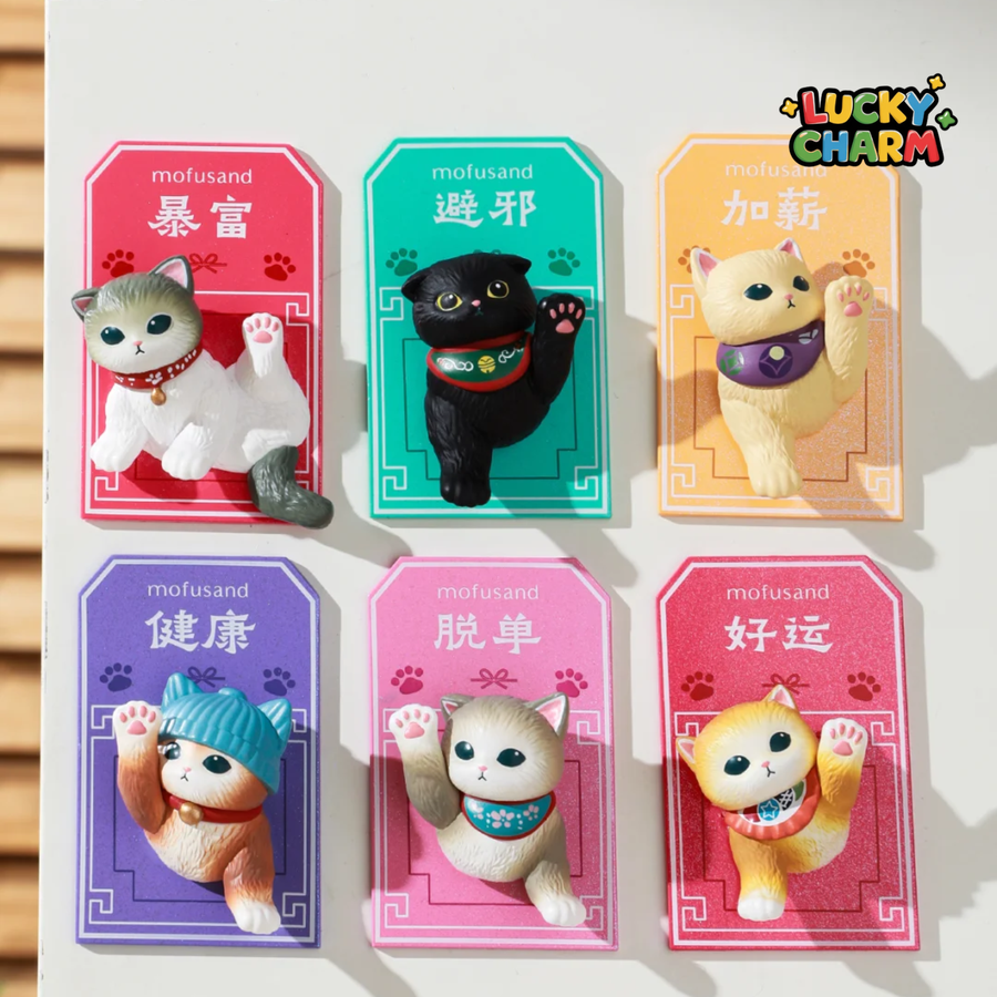 Blind Box Mofusand Good Luck Magnet Series
