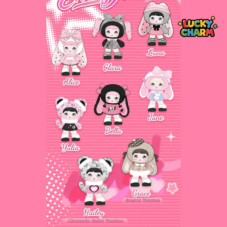 Blind Box Nommi Pinky Energy Plush Doll Series