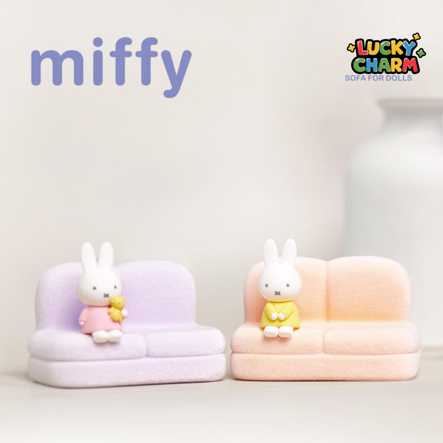 Blind Box Miffy Sofa Phone Stand Series Support de Téléphone