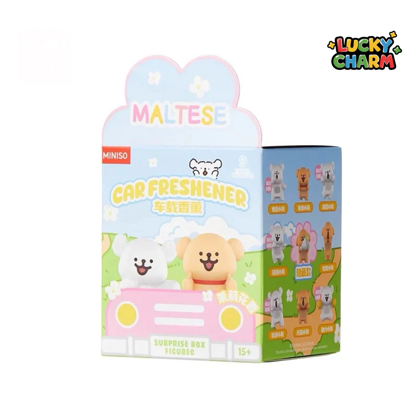 Blind Box Maltese Car Freshener Hippers