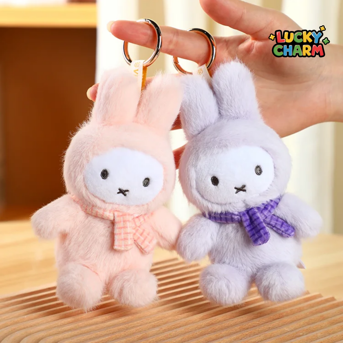 Blind Box Miffy Macaron Plush Keychain Series