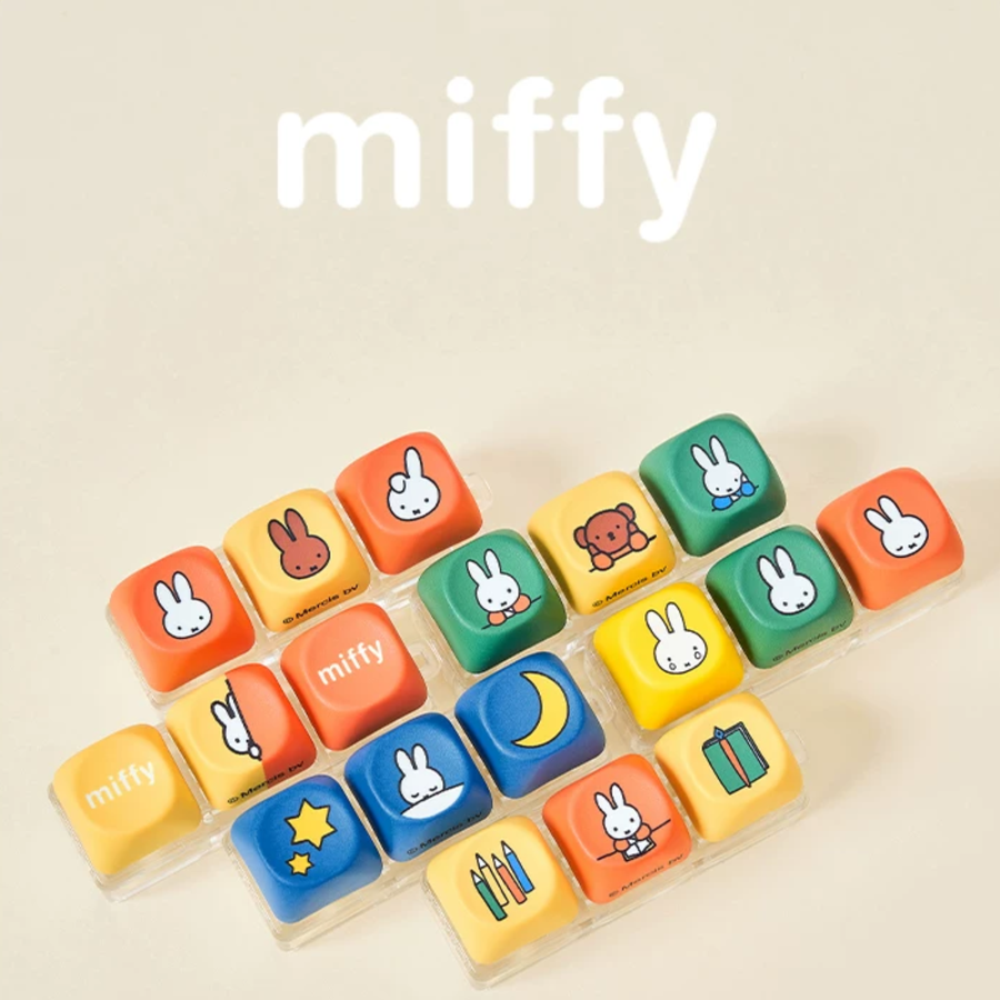Blind Box Miffy Keycap Fidget Keychain Series