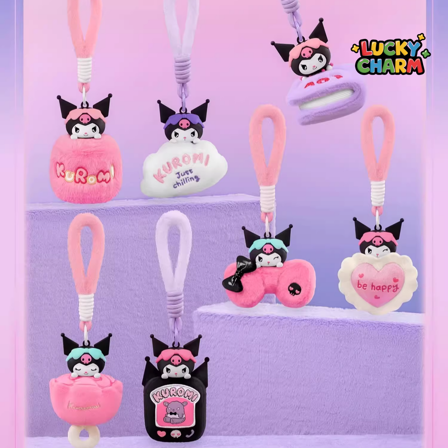 Blind Box Sanrio Kuromi Chilling Time Plush Aromatherapy Series