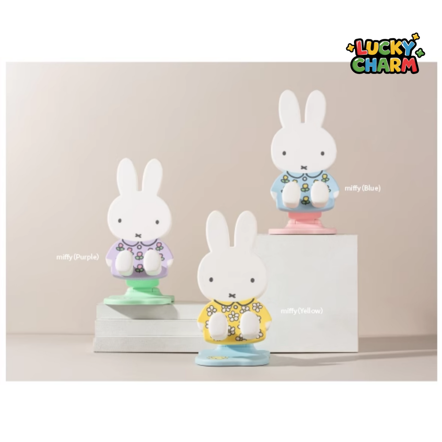 Blind Box Miffy Foldable Phone Stand Series Support de Téléphone Pliable