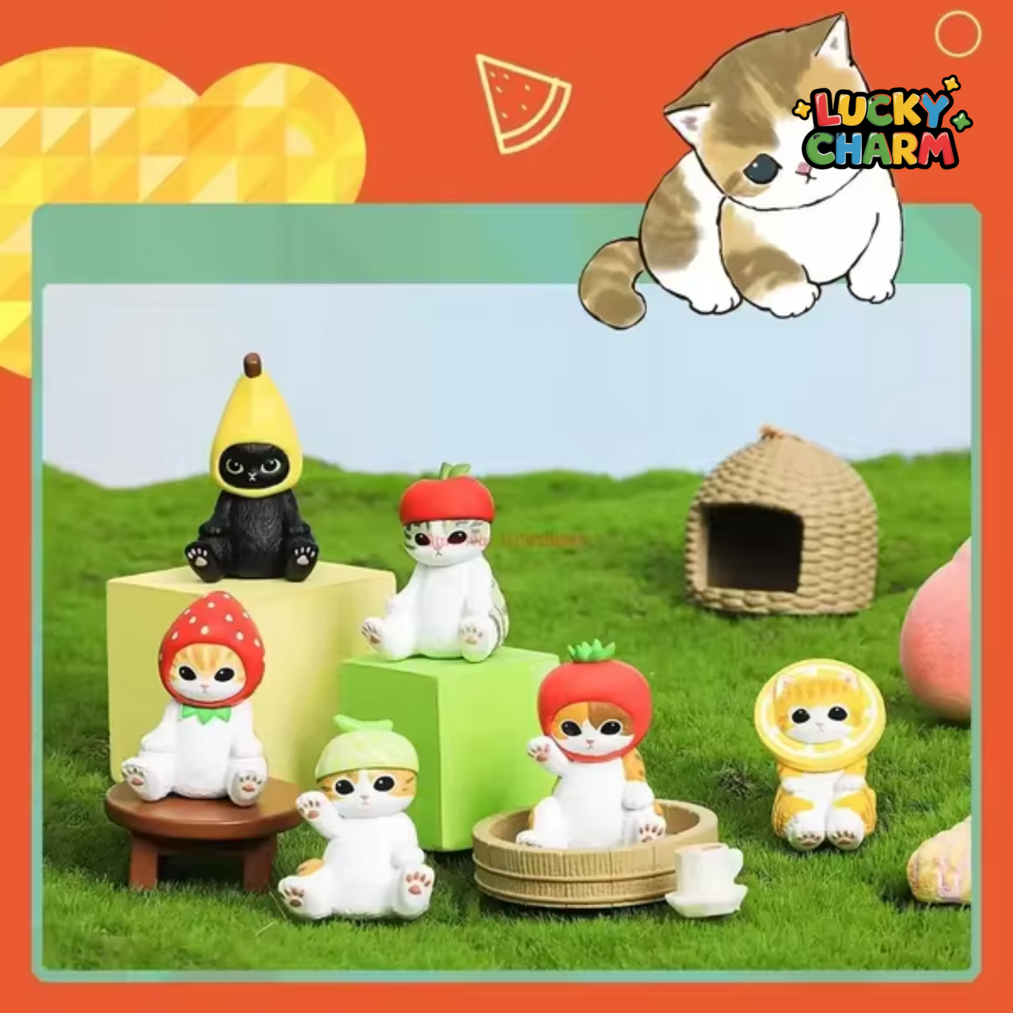 Blind Bag Mofusand Mini Figure Food Costume Series (4PCS)