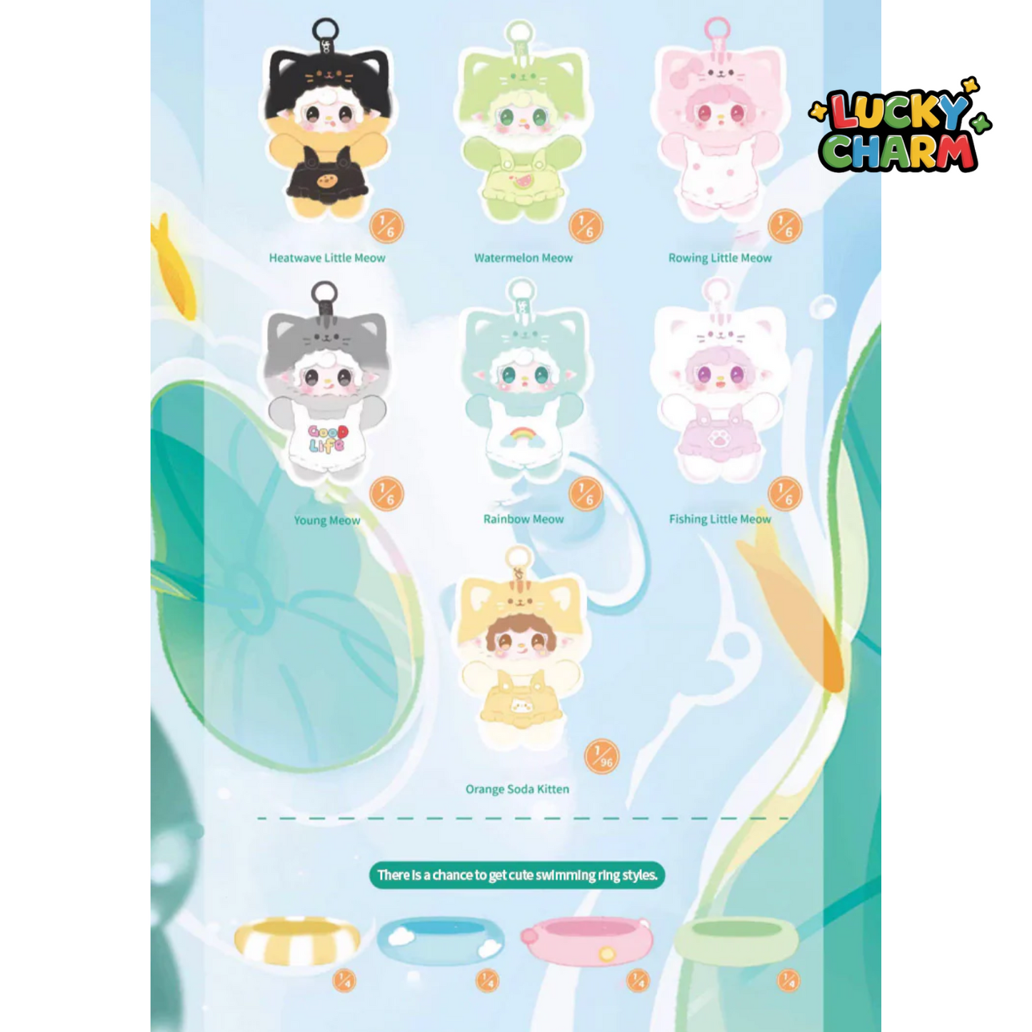 Blind Box Yooki Meow Summer Party Plush Series