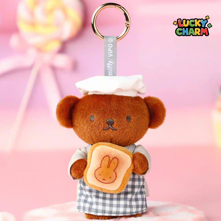 Blind Box Miffy Bakery Plush Keychain Series