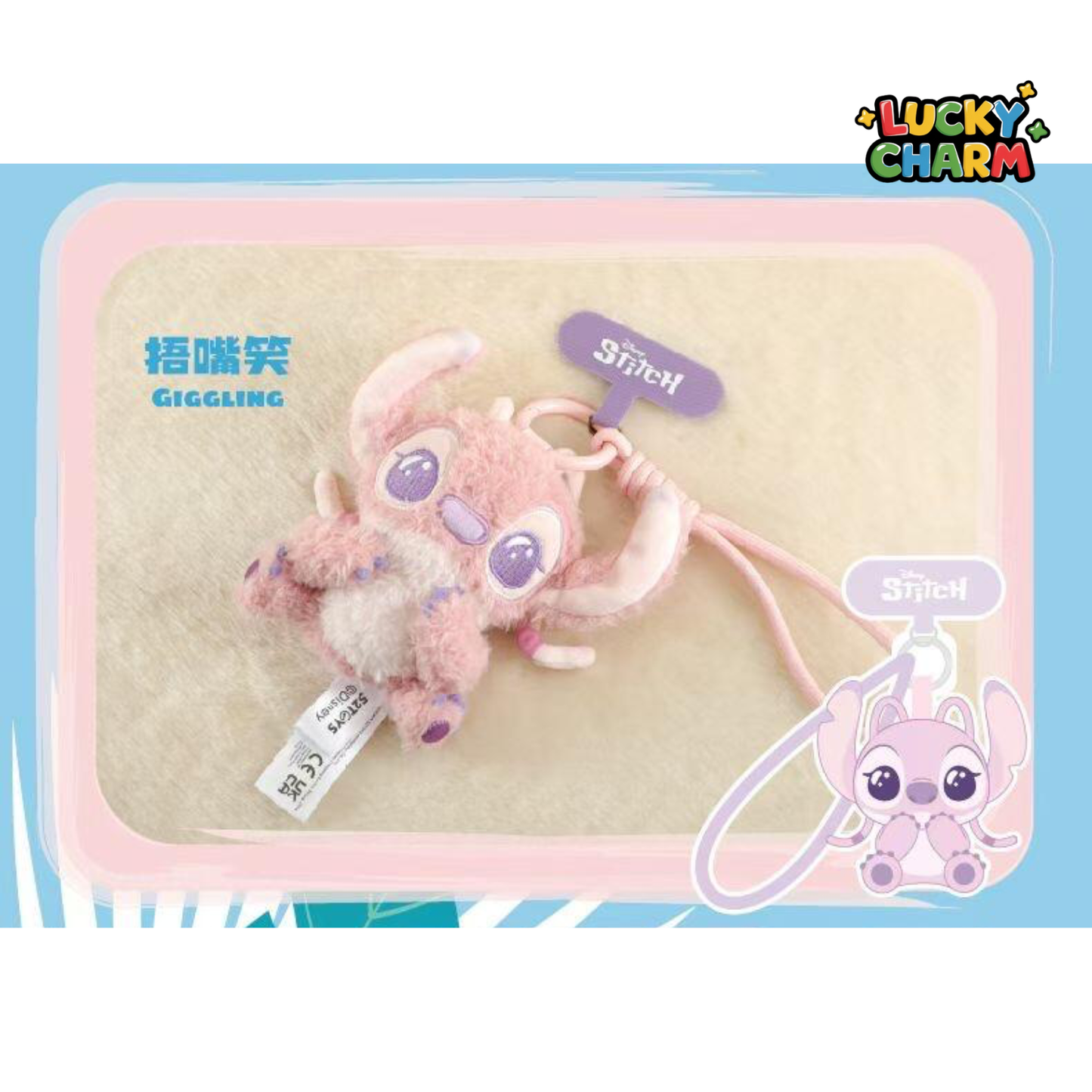 Blind Box Stitch Mood Plush Keychain Series