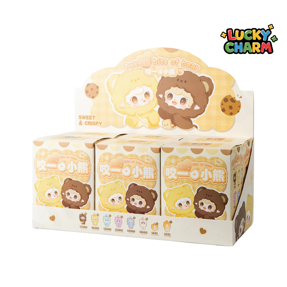Blind Box Yooki Take A Bite Of Bear Plush V4 Series