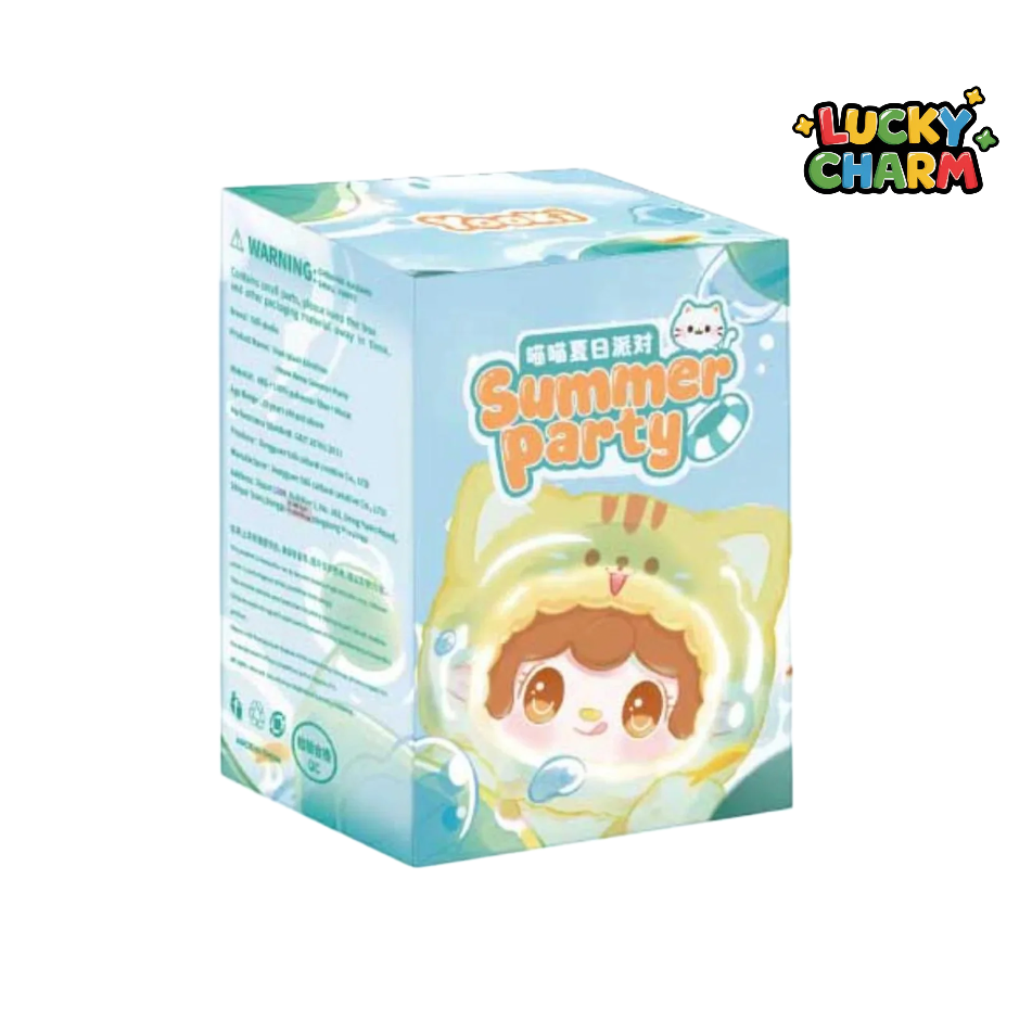 Blind Box Yooki Meow Summer Party Plush Series