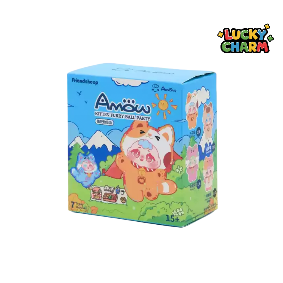 Blind Box Amow Meow Velvet Ball Party Series