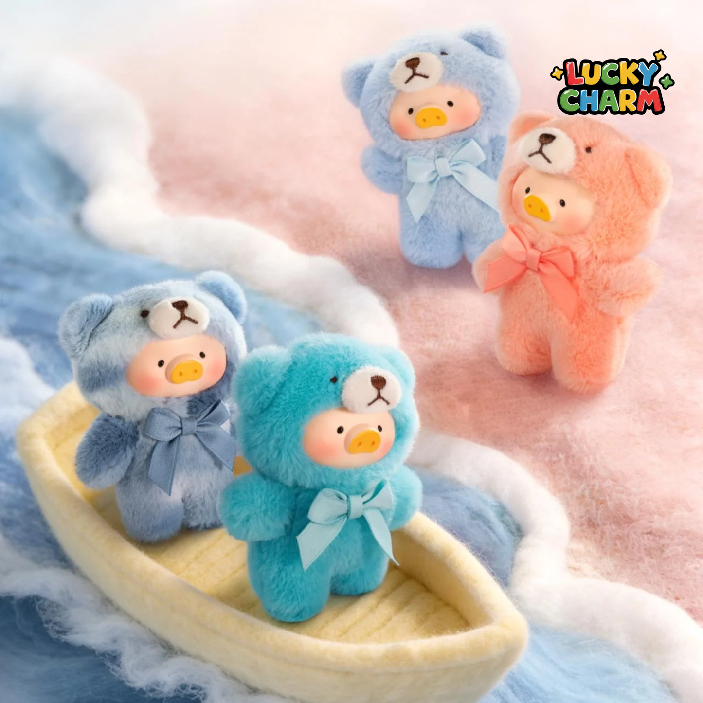 Blind Box LuLu the Piggy Teddy Mini's Whispers of Nature Plush Phone Charm Series