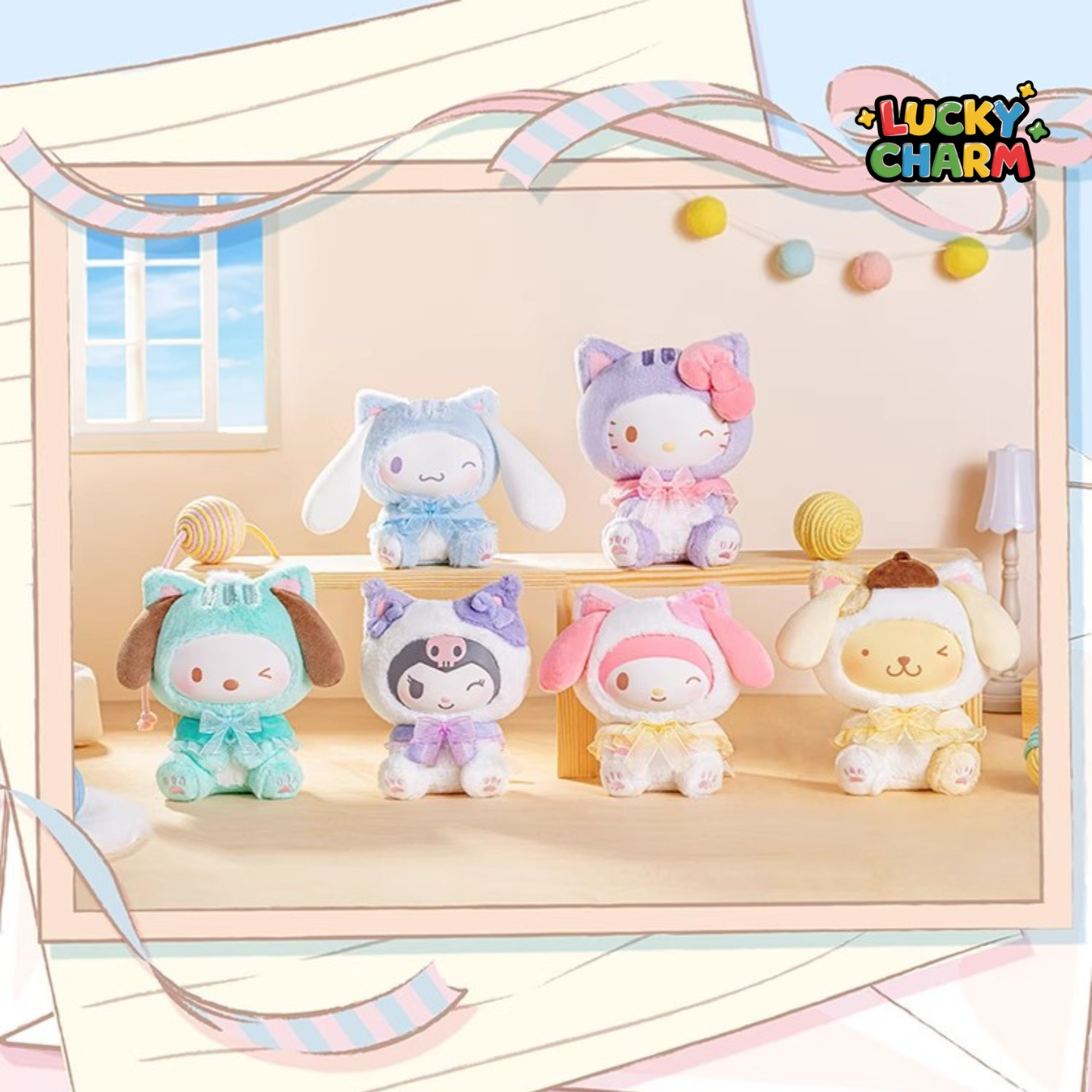 Blind Box Sanrio Play with Kittens Series
