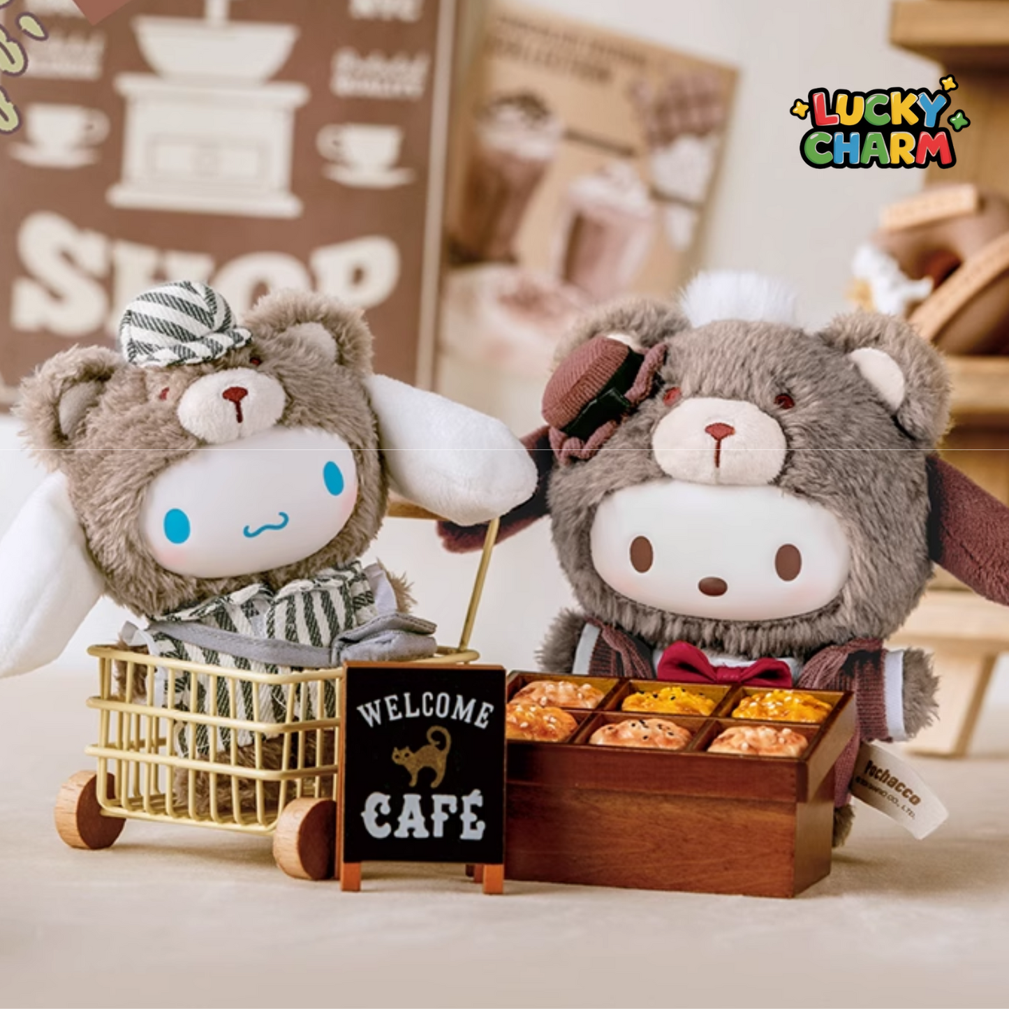 Blind Box Sanrio Afternoon Tea Plush Keychain Series