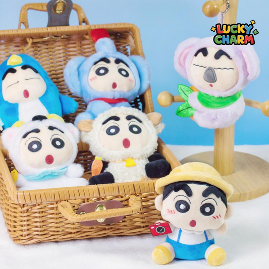 Blind Box Crayon Shin-Chan Travel Plush Series