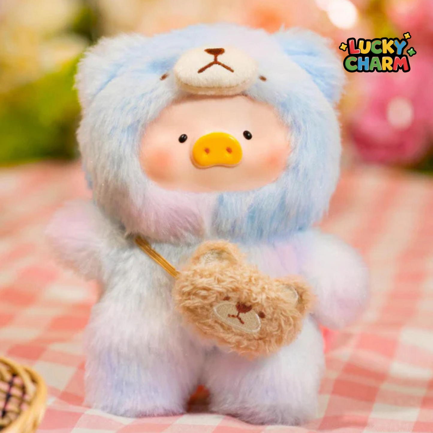 Blind Box LuLu the Piggy Joyful Time Plush Keychain Series