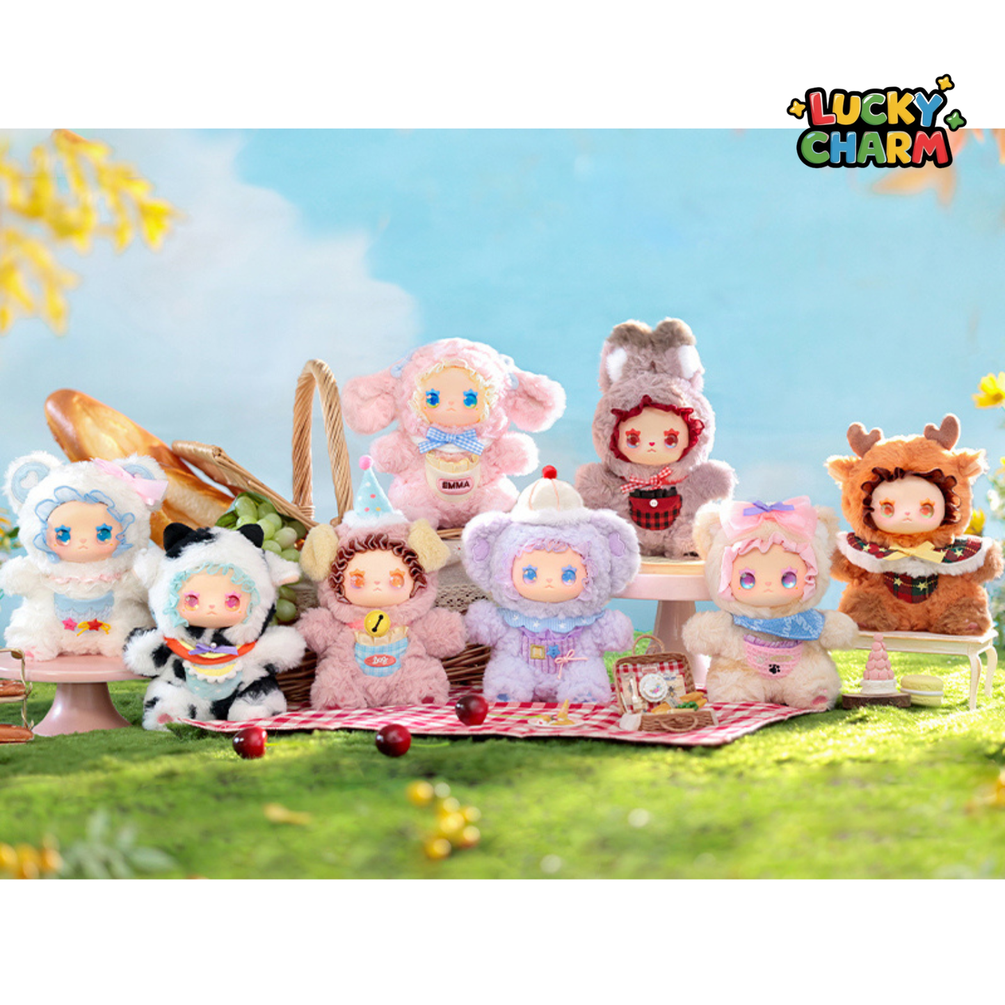 Blind Box Lovely Emma Pocket Zoo Plush Dolls Series