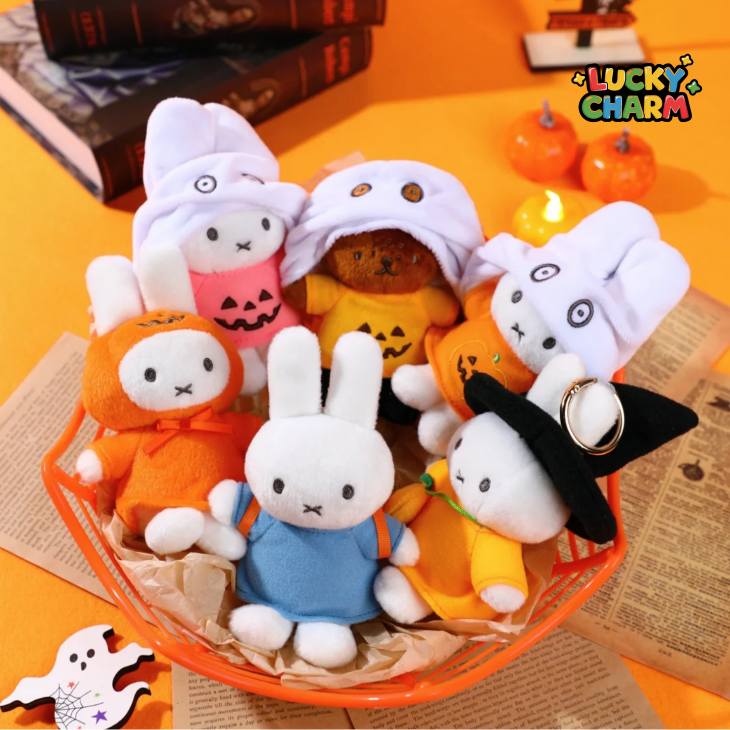 Blind Box Miffy Halloween Plush Charm Series