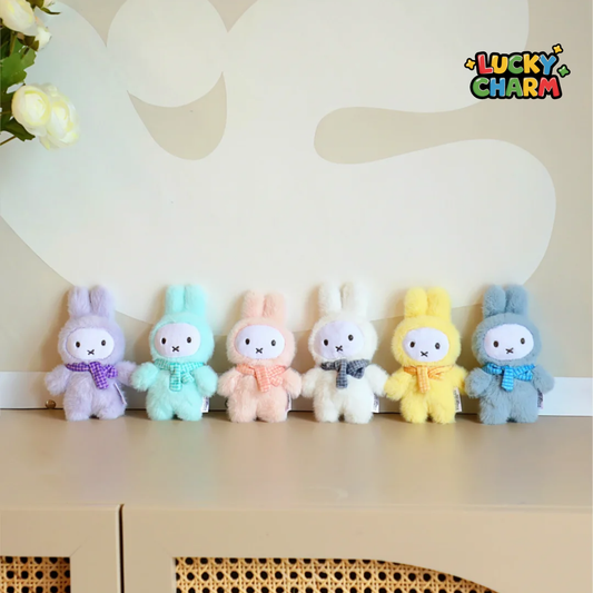 Blind Box Miffy Macaron Plush Keychain Series V2