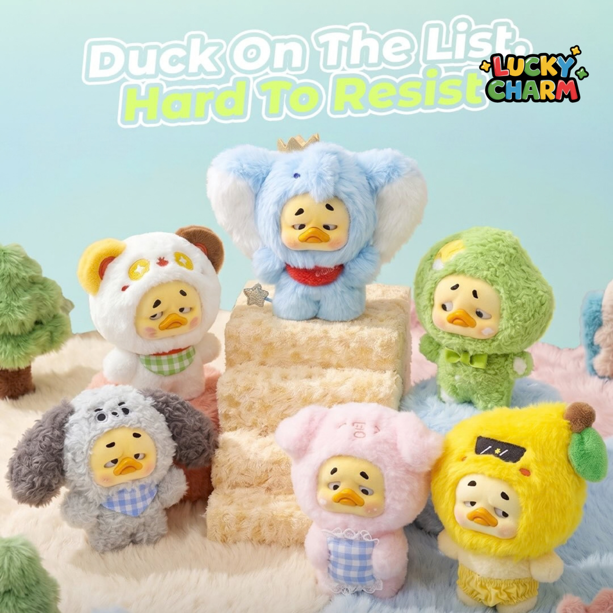 Blind Box Upsetduck Wish List Mini Duck Series