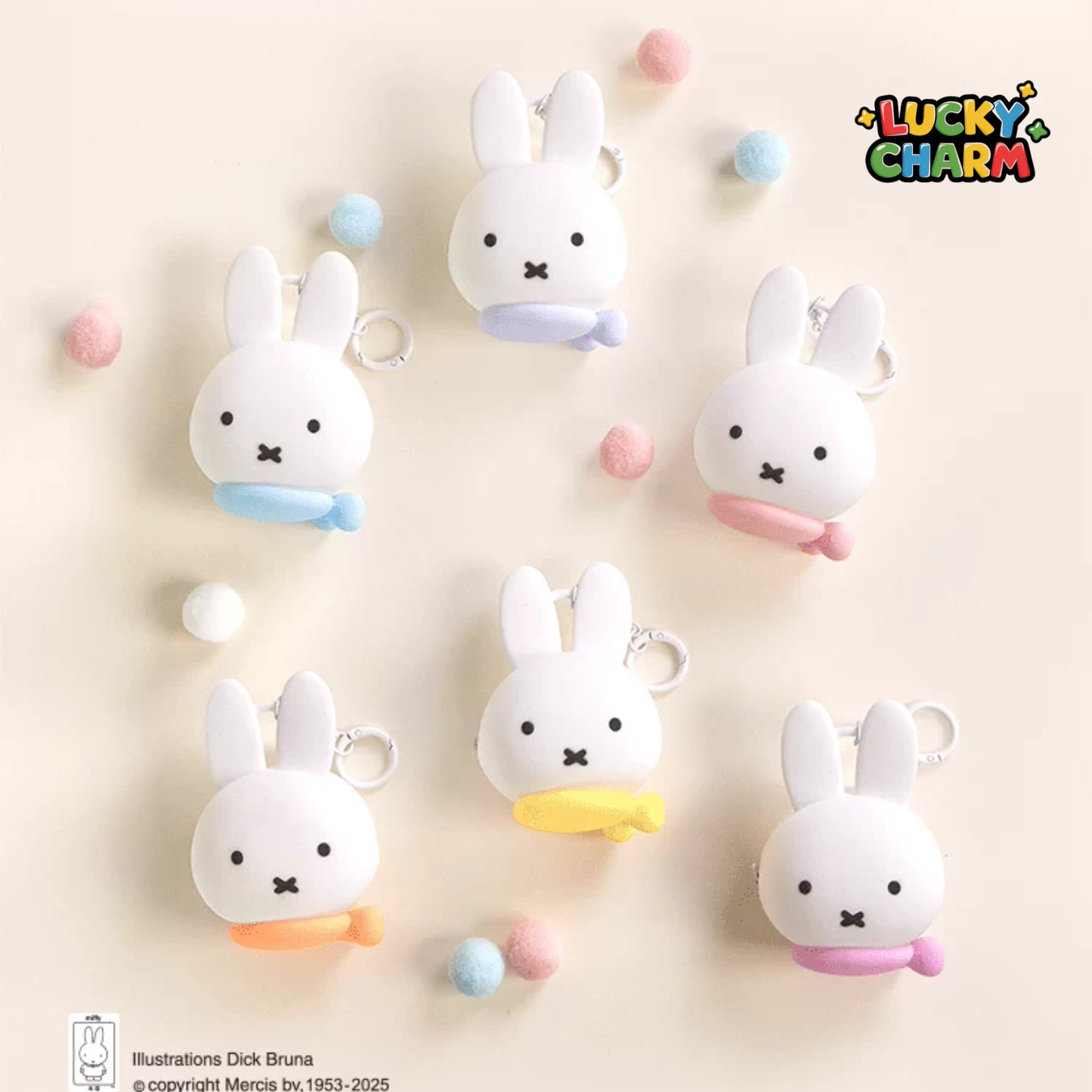 Blind Box Miffy Silicone Earphone Bag Series