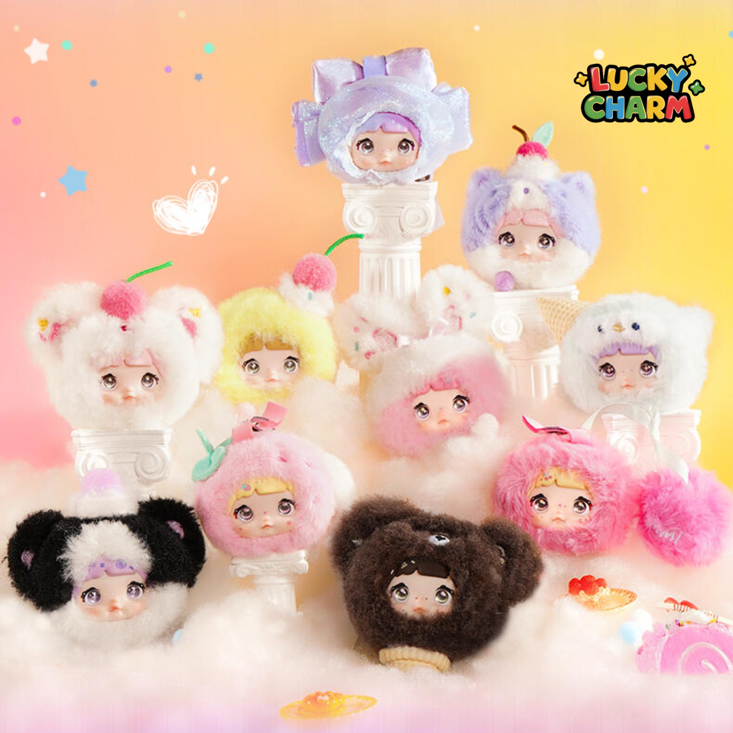 Blind Box Nommi Glutinous Rice 100% Sweetness Plush Series