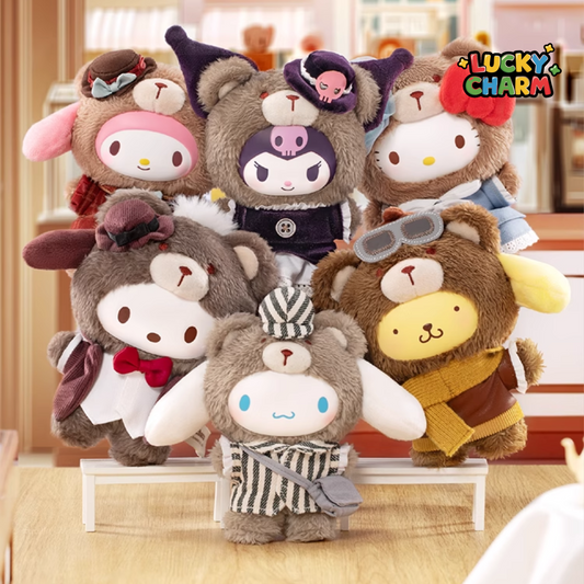 Blind Box Sanrio Afternoon Tea Plush Keychain Series