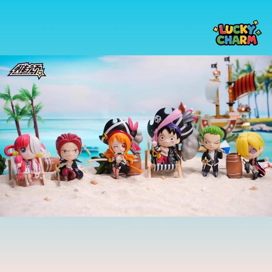 Blind Box One Piece Film RED Keychain