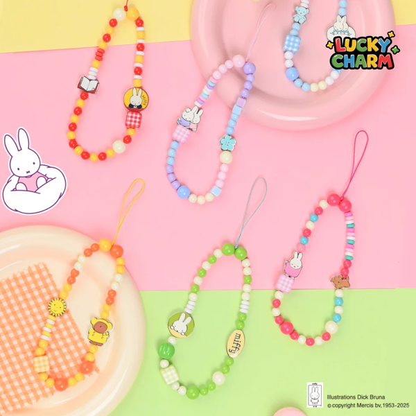 Blind Box Miffy's Daily Bead Chain Figures Phone Charm Series
