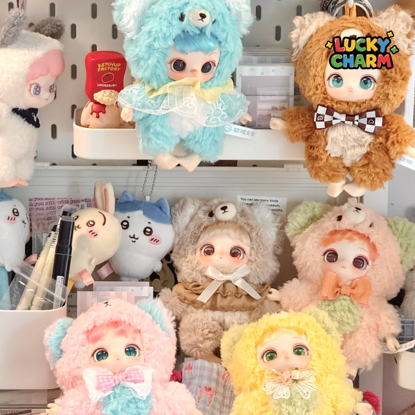 Blind Box Miaojiuhua Magic Nine Flower Plush Dolls Series