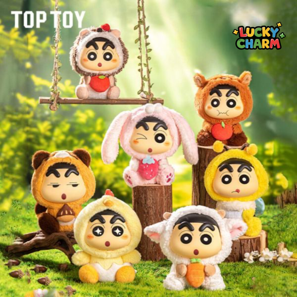 Blind Box Crayon Shin-chan Q Cute Animal Plush V2 Series