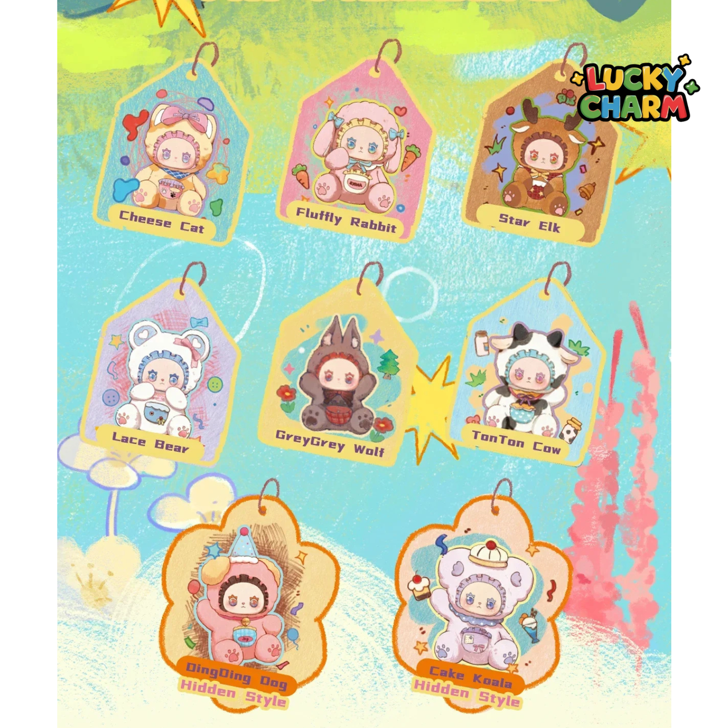 Blind Box Lovely Emma Pocket Zoo Plush Dolls Series