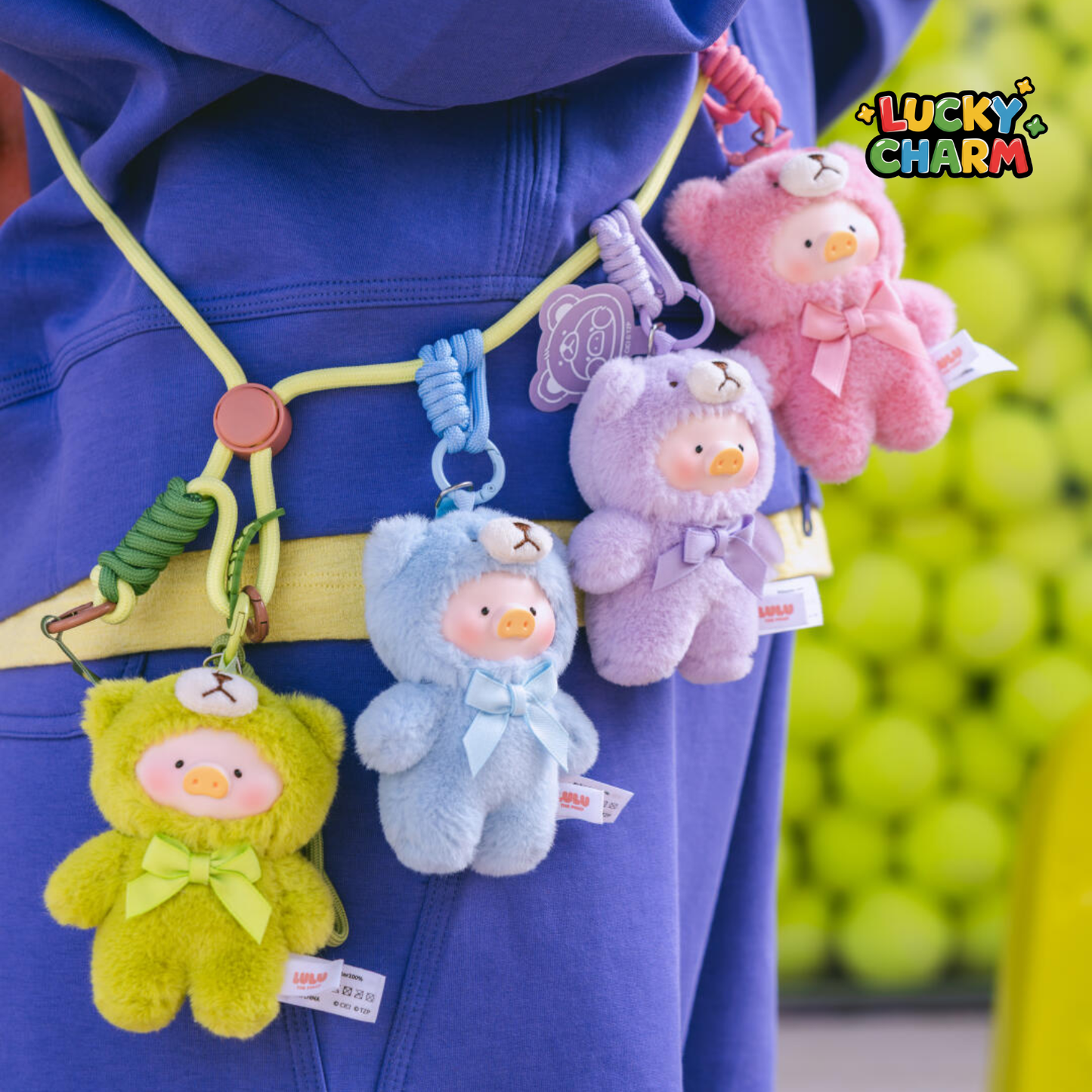 Blind Box LuLu the Piggy Teddy Mini's Whispers of Nature Plush Phone Charm Series