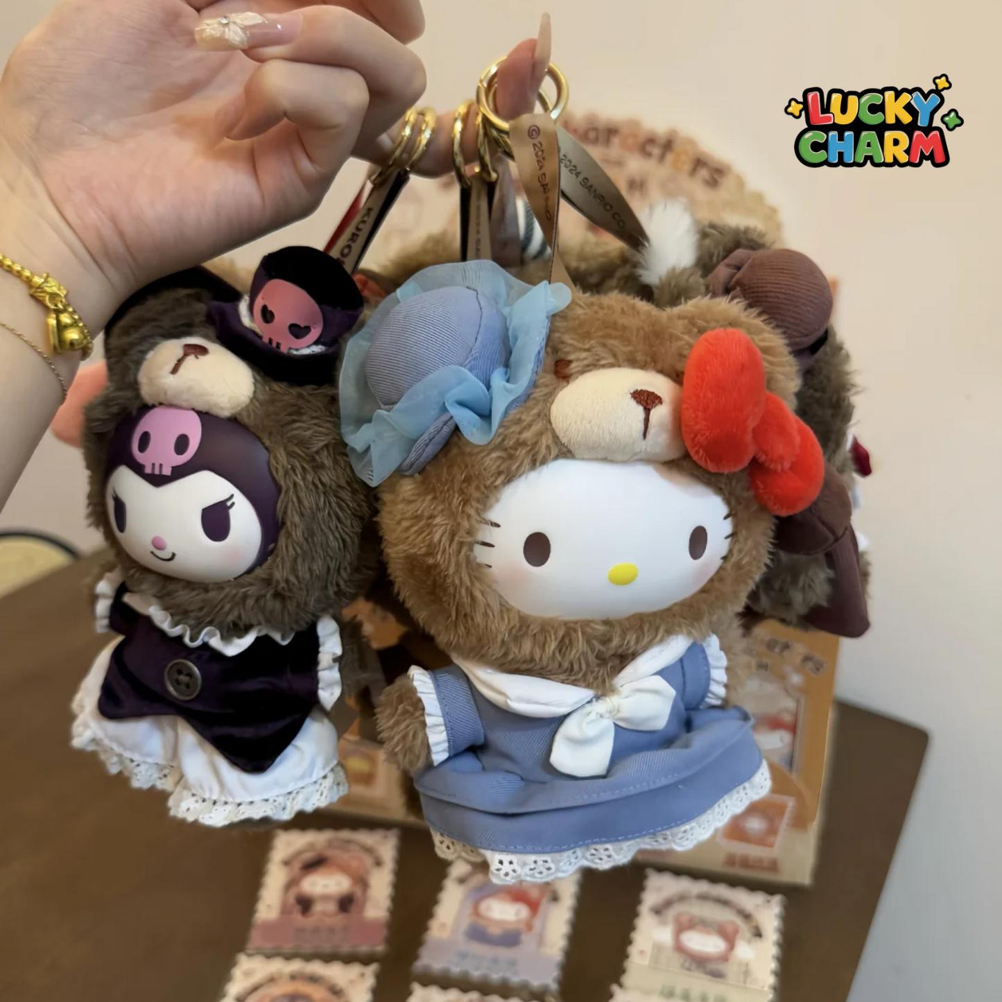 Blind Box Sanrio Afternoon Tea Plush Keychain Series