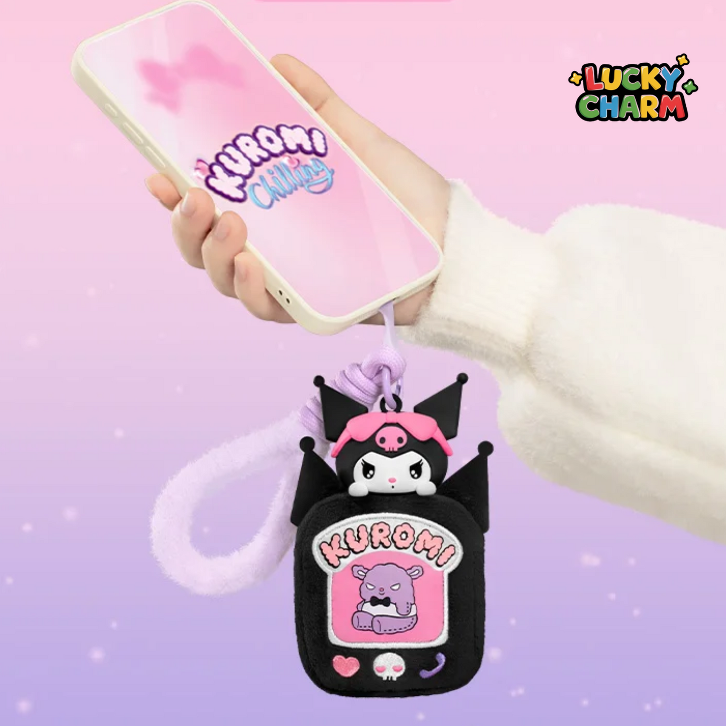 Blind Box Sanrio Kuromi Chilling Time Plush Aromatherapy Series