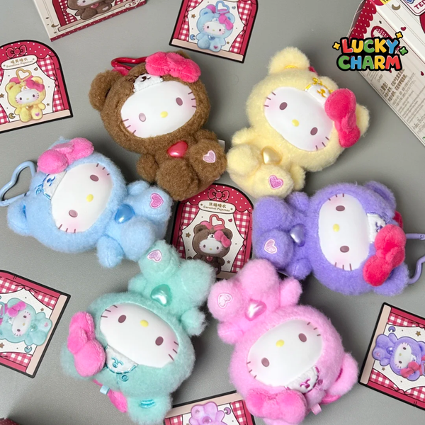 Blind Box Teddy Pajamas Series Plush Vinyl Doll