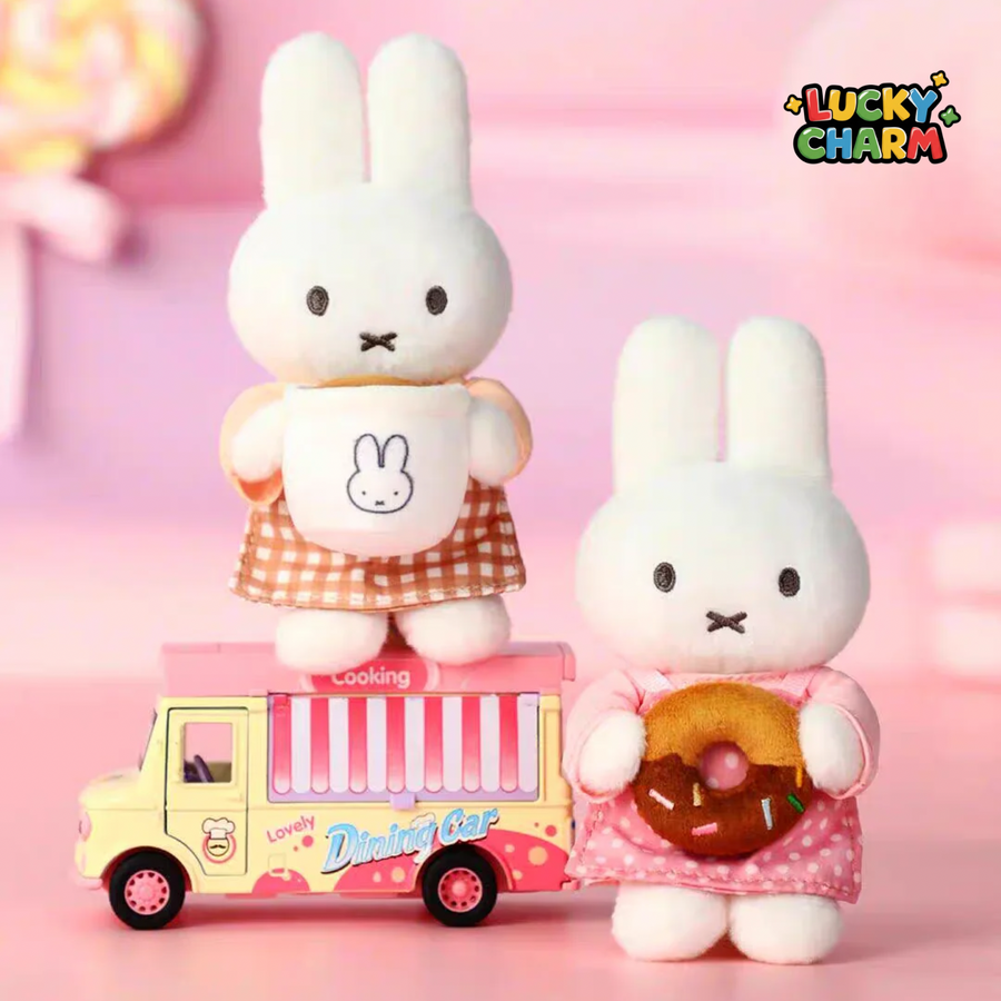 Blind Box Miffy Bakery Plush Keychain Series