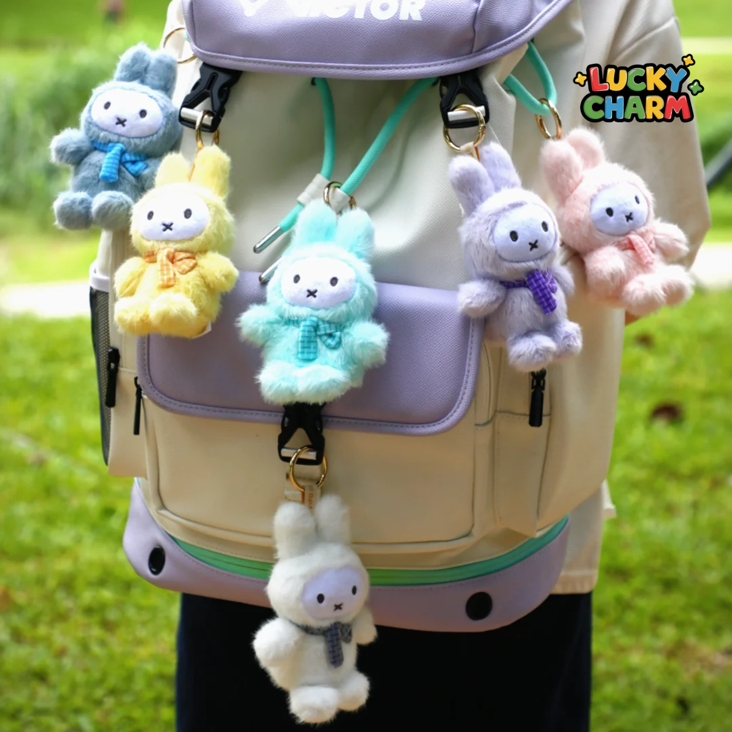 Blind Box Miffy Macaron Plush Keychain Series V2