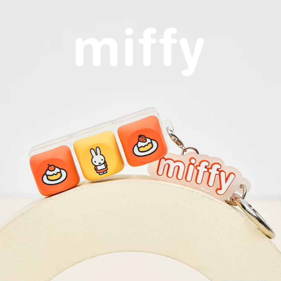 Blind Box Miffy Keycap Fidget Keychain Series